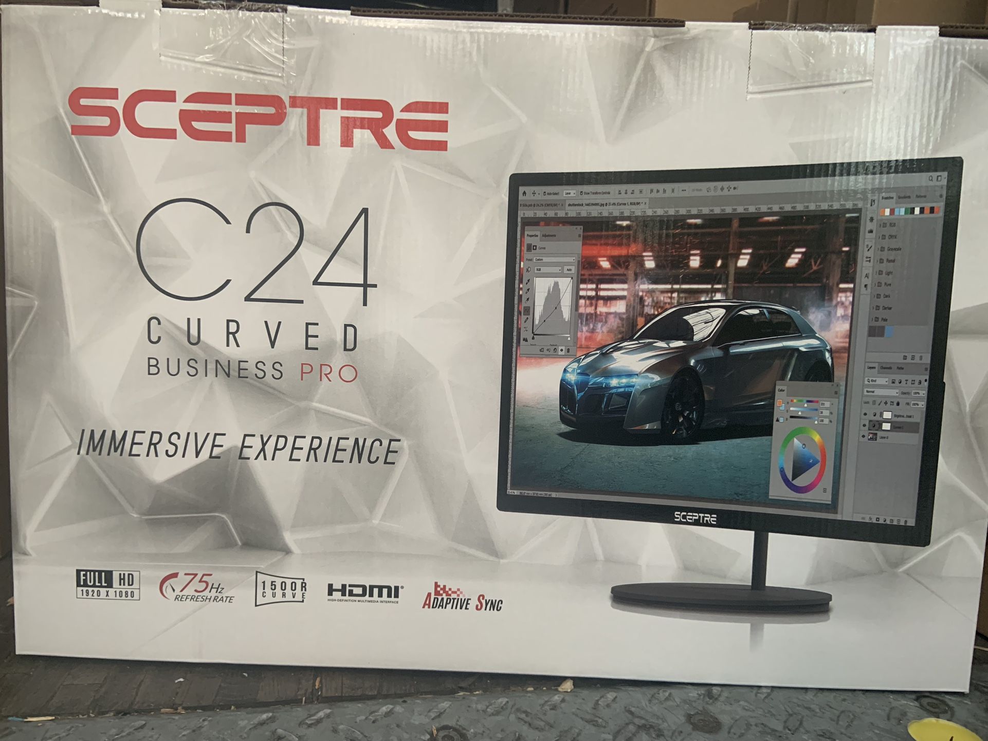 Sceptre C24 Full He Curved Monitor Business Pro 