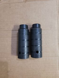 Black Bicycle Stunt Pegs Or Footrest