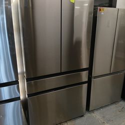 OPEN BOX !! SAMSUNG STAINLESS STEEL BESPOKE 4 DOOR REFRIGERATOR