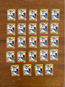 Gary Carter 1990 Topps Traded #19T baseball cards lot of 24
