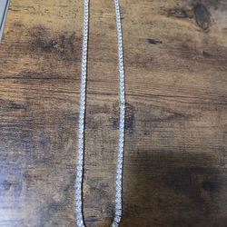 24 Inch Stainless Steel Tennis Chain