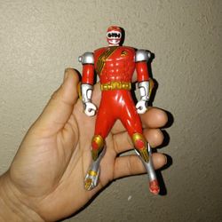 Red Rangers Wild Force Spin Action Figure. 2001 