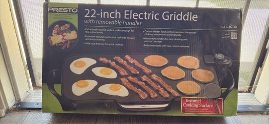 22 in electric griddle