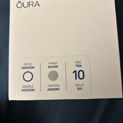 Oura Ring Gen 3 Horizon In Silver. New In Box. 
