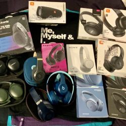 Wireless Headphones & Party Speakers/Boomboxes JBL, SkullCandy, SoundCore, Bose, Beats, Etc…