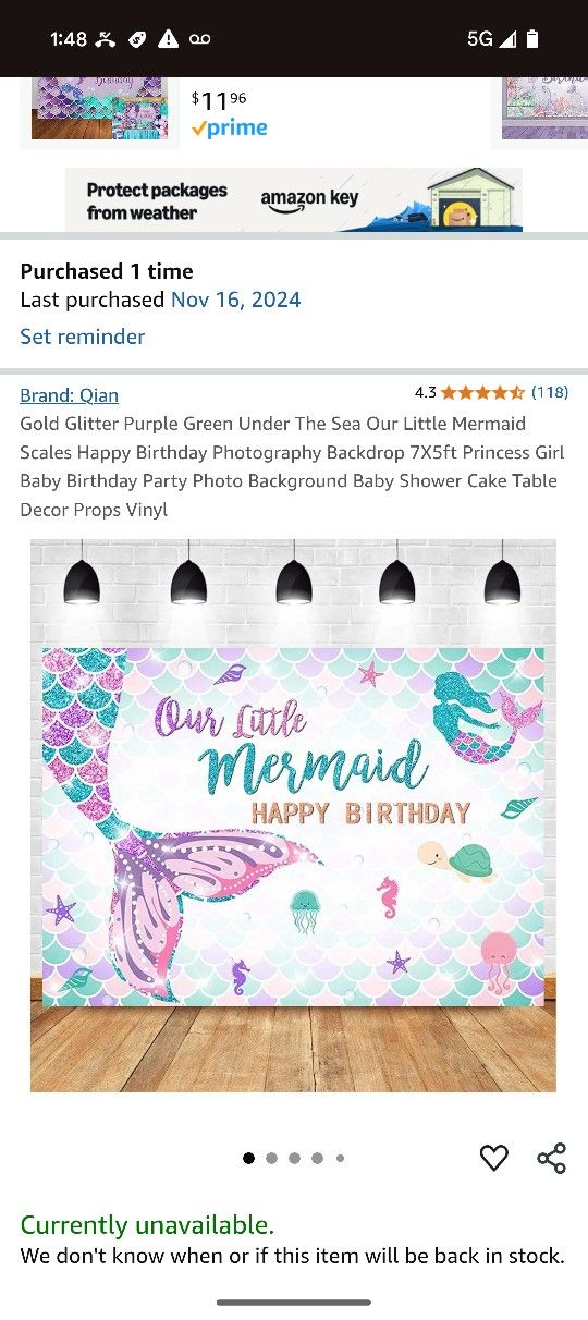 Mermaid Birthday Decoration And Cupcake Holder