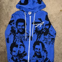 Blue Asaali Zip Up