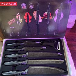 6-Teilgies Marmorbeschichtung Messerset