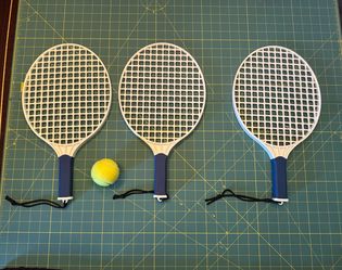 Tennis Racket and Tennis Ball