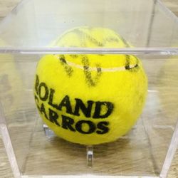 BIG 3 MULTI-SIGNED TENNIS BALL (NADAL/FEDERER/NOVAK)!