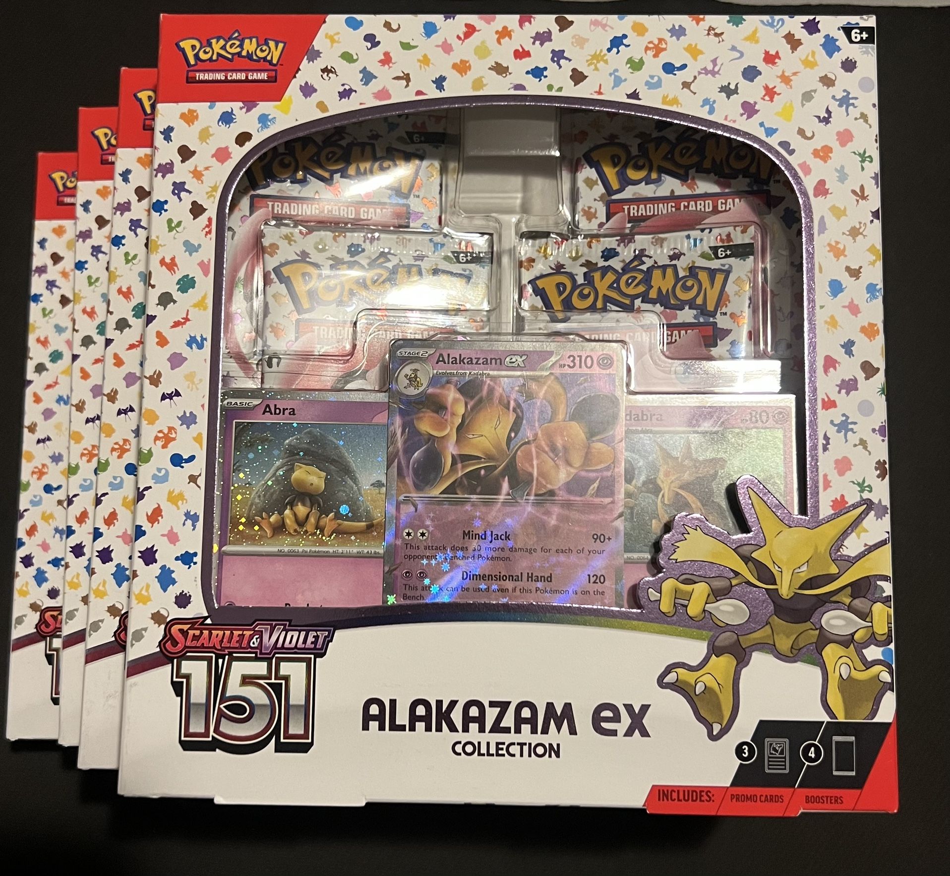 Pokemon Cards 151 Alakazam EX Collection Box