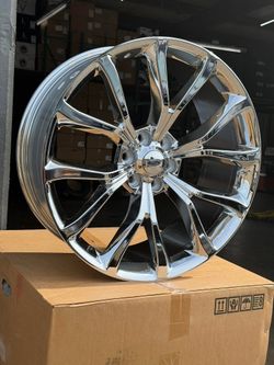 22" 24" chrome rim for ford f150 we offer 120 days payment option