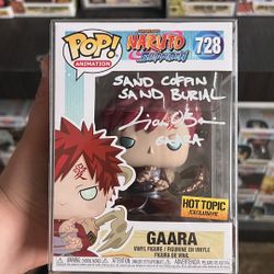 Gaara Signed Funko Pop Mint