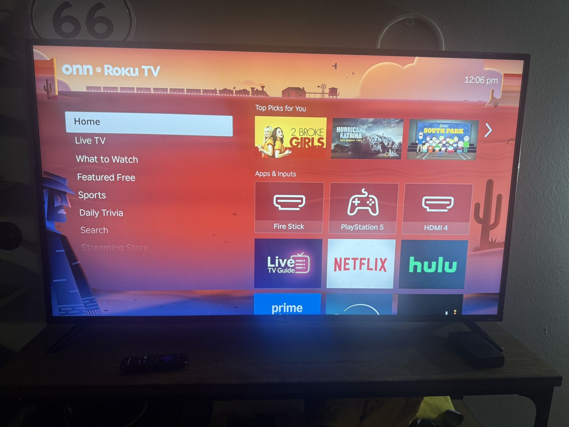 55 Onn Roku Smart Tv