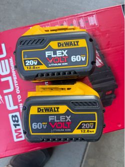 DEWALT FLEXVOLT 20V/60V MAX 12.0Ah Lithium Ion Batteries - $170 each