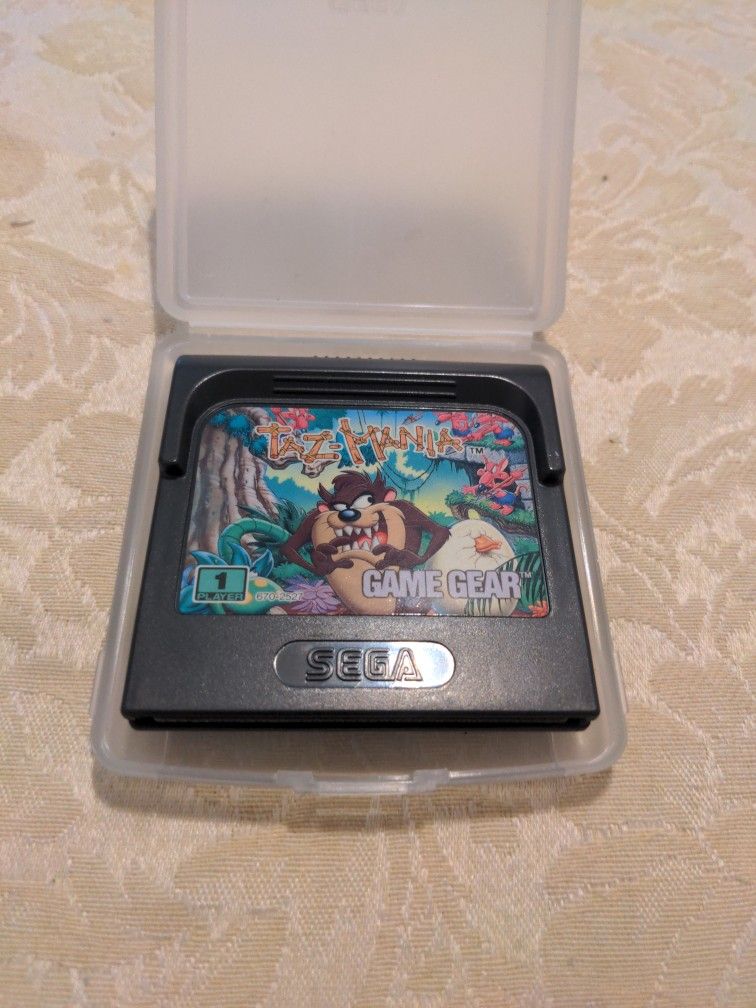 Sega Game Gear Used Game Taz Mania.
