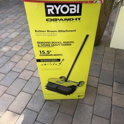 Ryobi Expand-it 15.5 Rubber Broom Attachment 