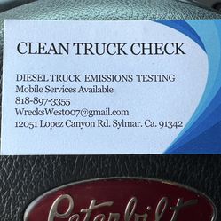 Clean truck Check-Diesel Truck Emission Testing