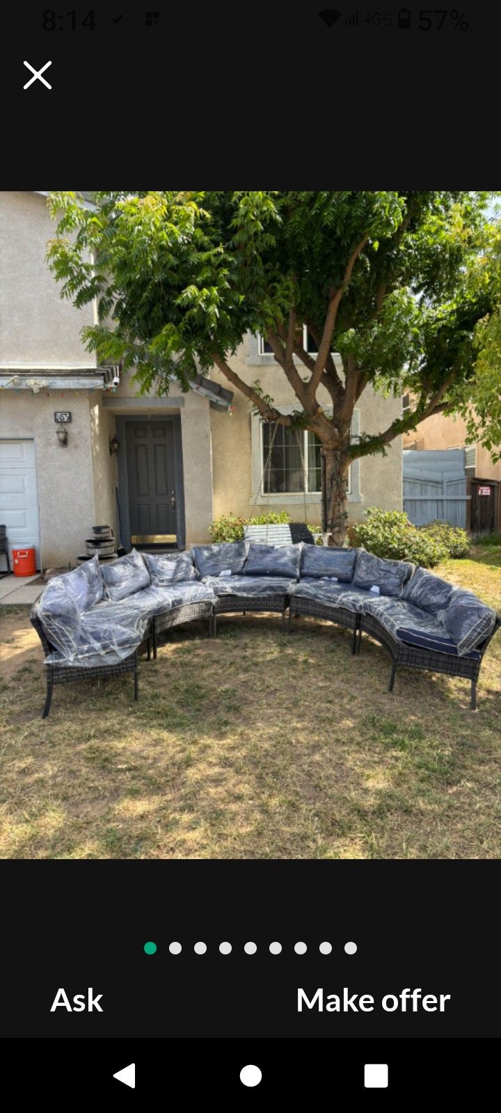 XL Patio Set Curved Patio Furniture Round Patio Furniture Half Moon Patio Furniture Set Brand New 🆕🚛🚎🆕