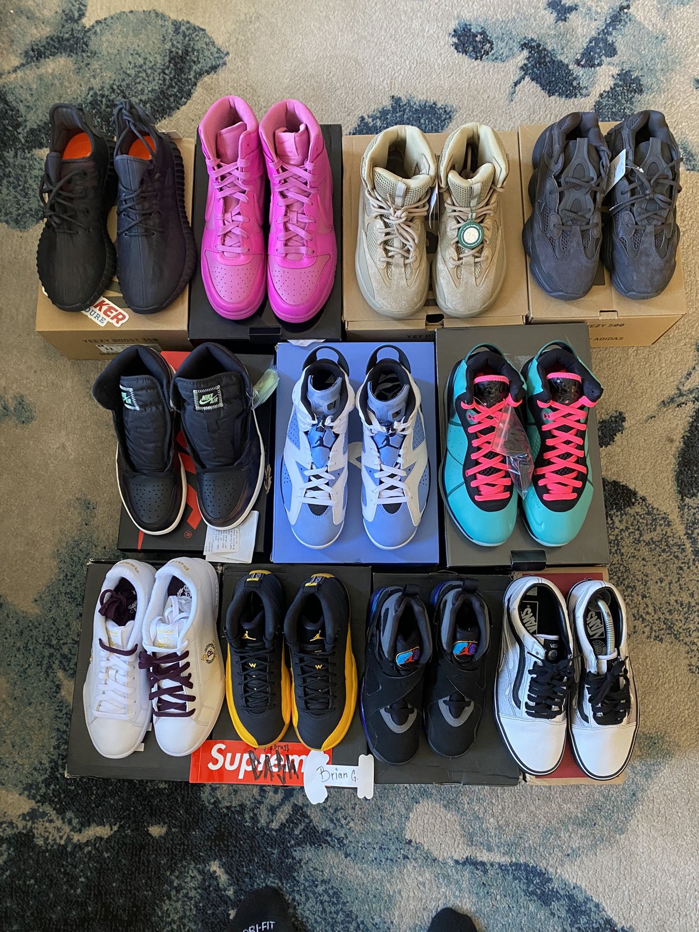 Jordan, Yeezy, Vans