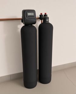 Custom Brand New Dual Tank Salt Free Conditioner + Alkaline RO Drinking Water System