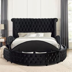 Brand New Black Queen Storage Bed Frame (Available In Eastern King)