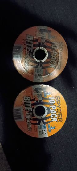 Spyder 41/2 c cutting, 10 for one or 20 for both