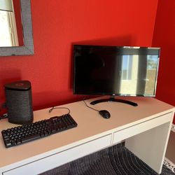 HP Pavilion Wave 600-a014 Desktop PC + 31,5” LG monitor