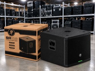 18" Powered Subwoofer SRT Bass Cabinet 1600 Watt System XLR Inputs Mackie SR18S