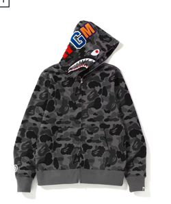 Bape Full Zip Up Black Large 