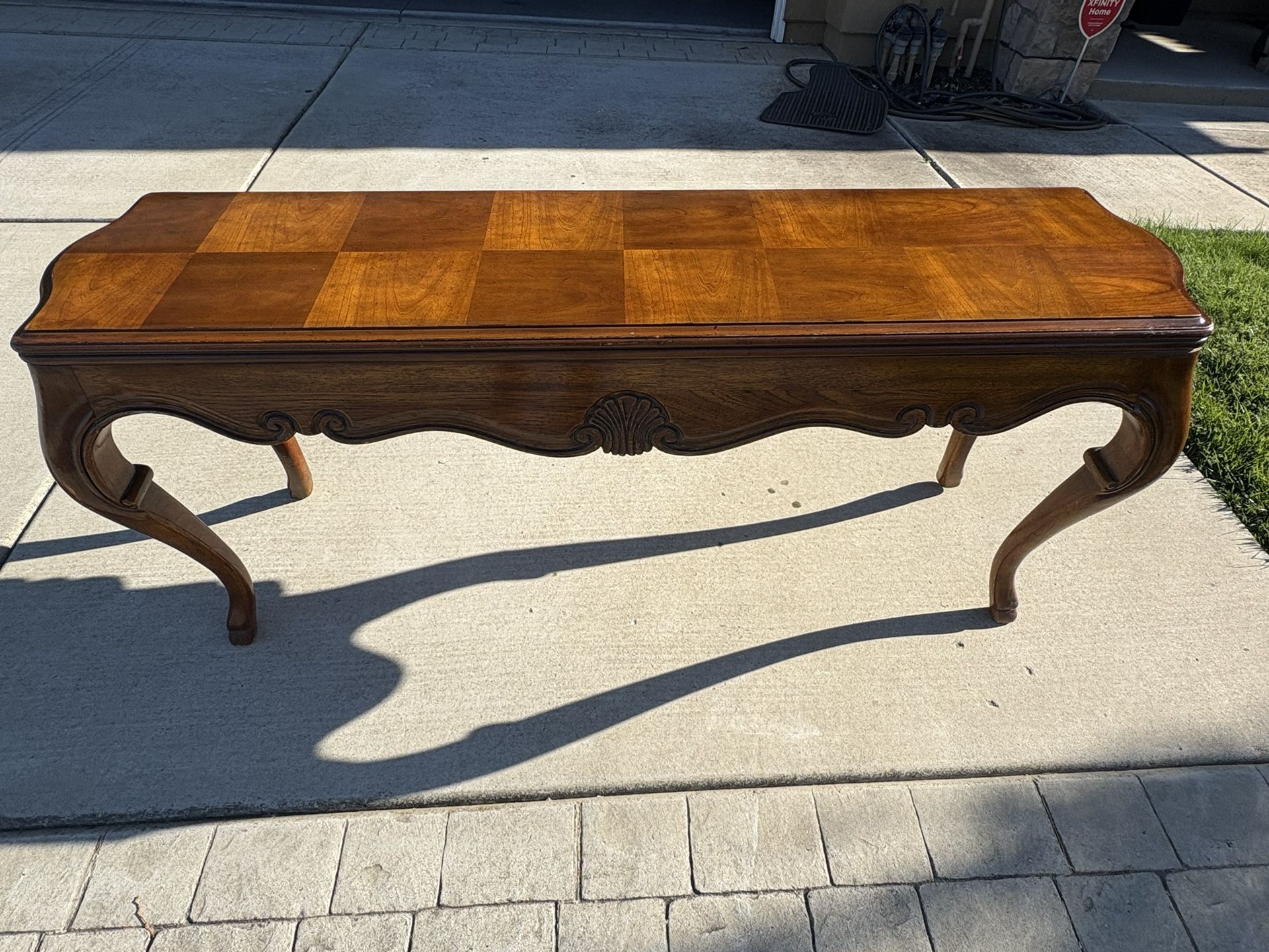 Wood Console Table – $50 (Pick Up Only)