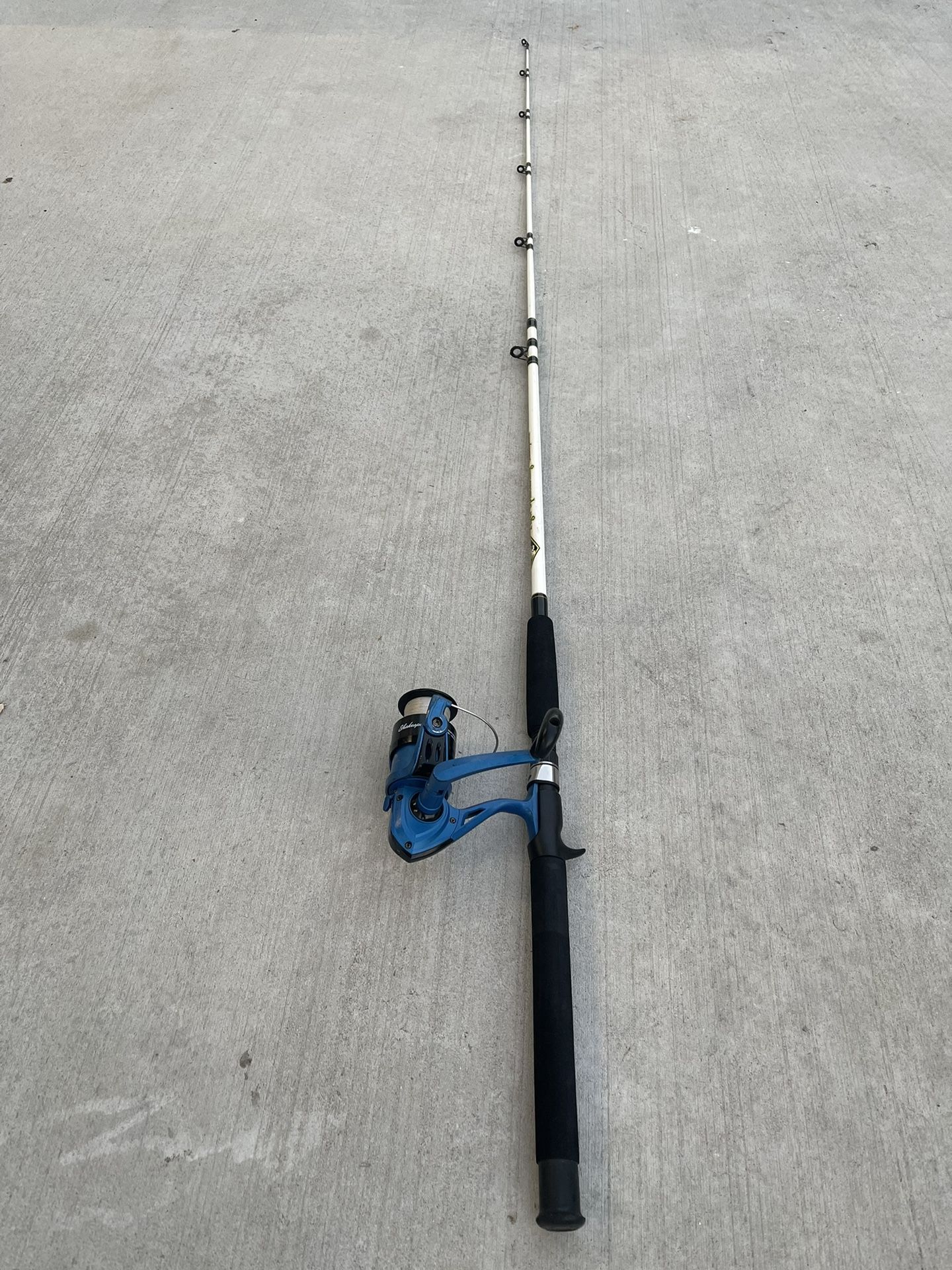 Shakespeare Tiger TGRA50 Spinning Reel On Shakespeare Tiger 6’6” Rod