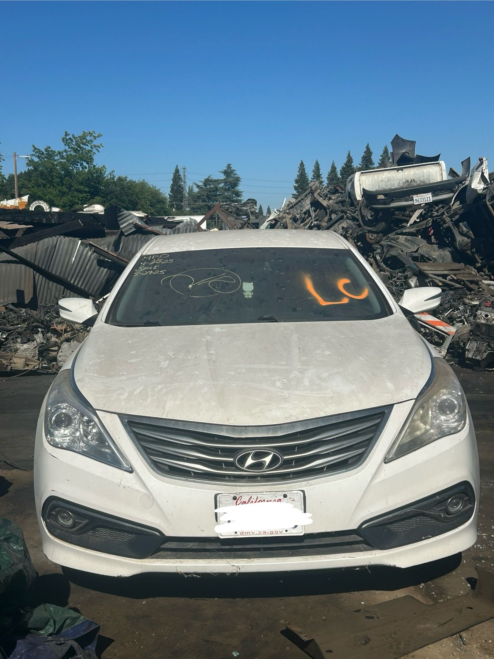2015 Hyundai Azera For Parts Only
