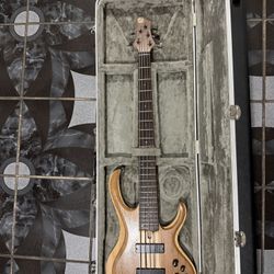 5 String ibanez standard btb746 bass guitar - natural low gloss