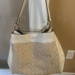 Coach Purse Beige