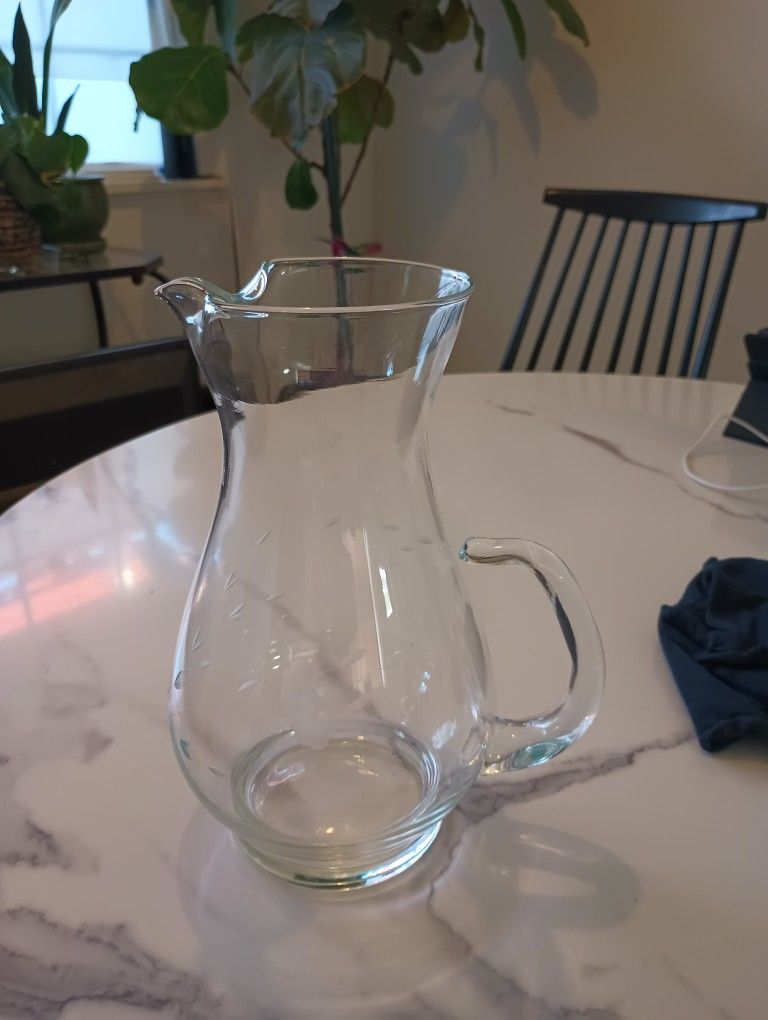 Princess House Pitcher/ Flower Vase