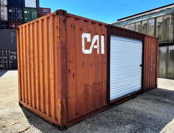 20'ft Used Modified Shipping Containers - Rollup Door - Roll up Doors