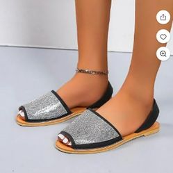 Back Strap Women's Shoes Soft Sole Casual Sandals 