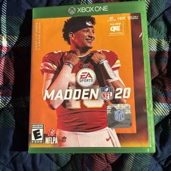 Madden 20 Xbox One 