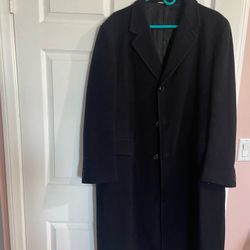 Men’s Black Wool Coat