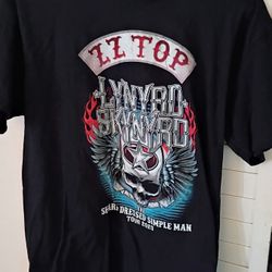 ZZ Top & Lynard Skynyrd T-shirt 