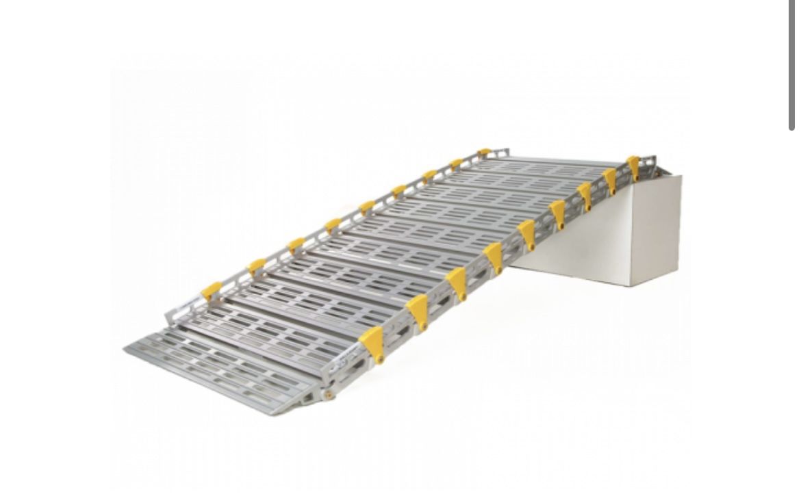 2 Roll-A-Ramp® Portable Wheel Chair Ramps (Priced for Both)