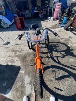 VEVOR Orange 3 Wheeler Cruiser Tricycle