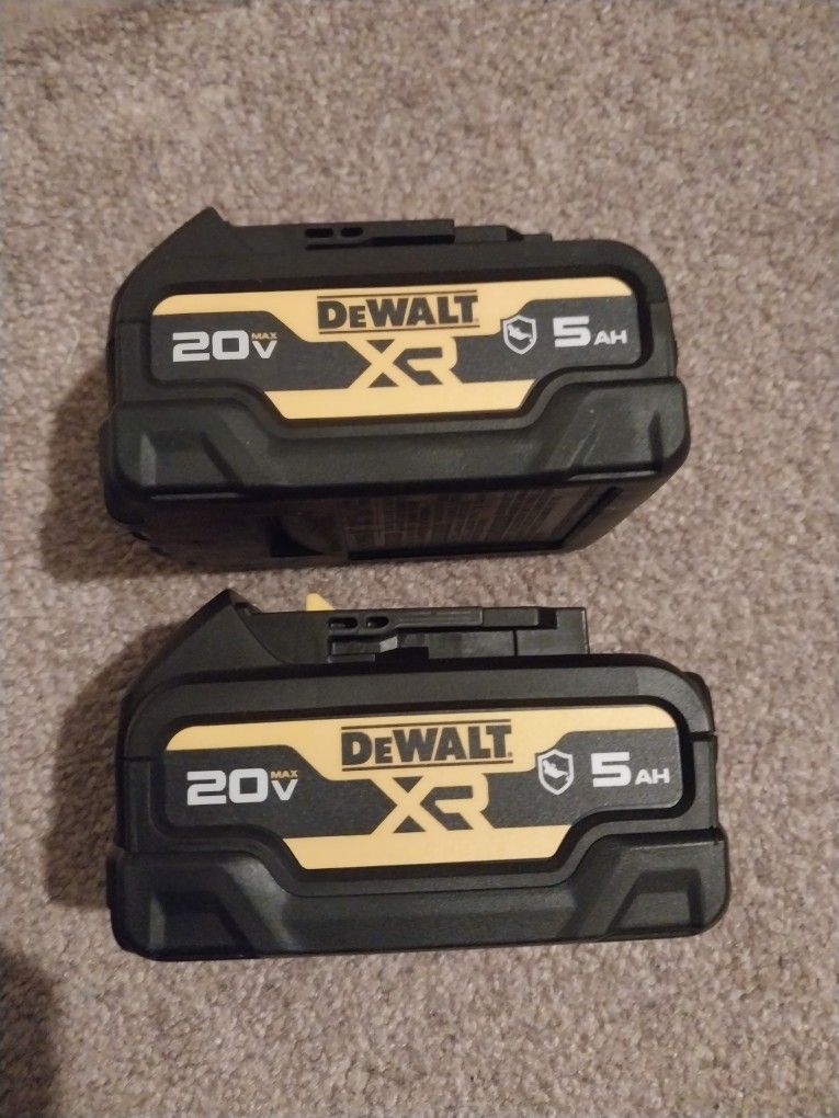 Dewalt 5ah Oil Resistant Batteries