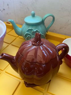 Fall themed Tea pots PICK UP ONLY