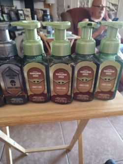 Bath and body works Starwars new foam soaps