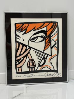 CRASH(John Matos) Signed And Dated’96 Screen print Artwork