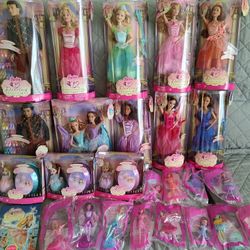 Barbie 12 Dancing Princesses Set.. Ever Piece Including Movie 