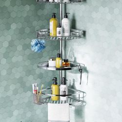 Corner Shower Caddy Tension Pole