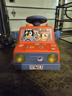 6v Ride On Bluey Car for toddlers
